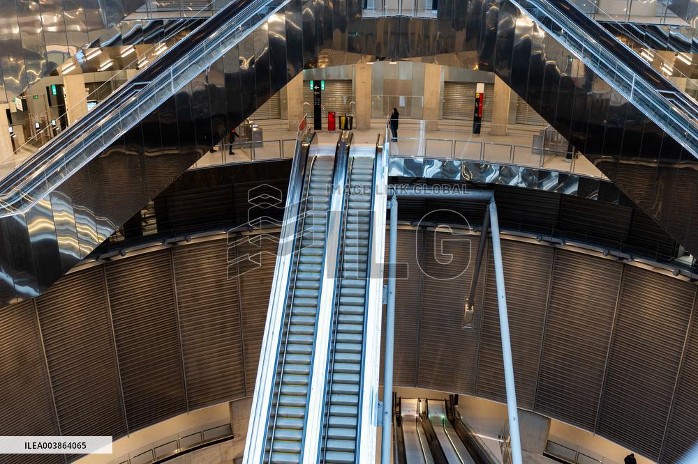 Illustration of the Parisian metro station Villejuif Gustave Roussy - Villejuif AJ
