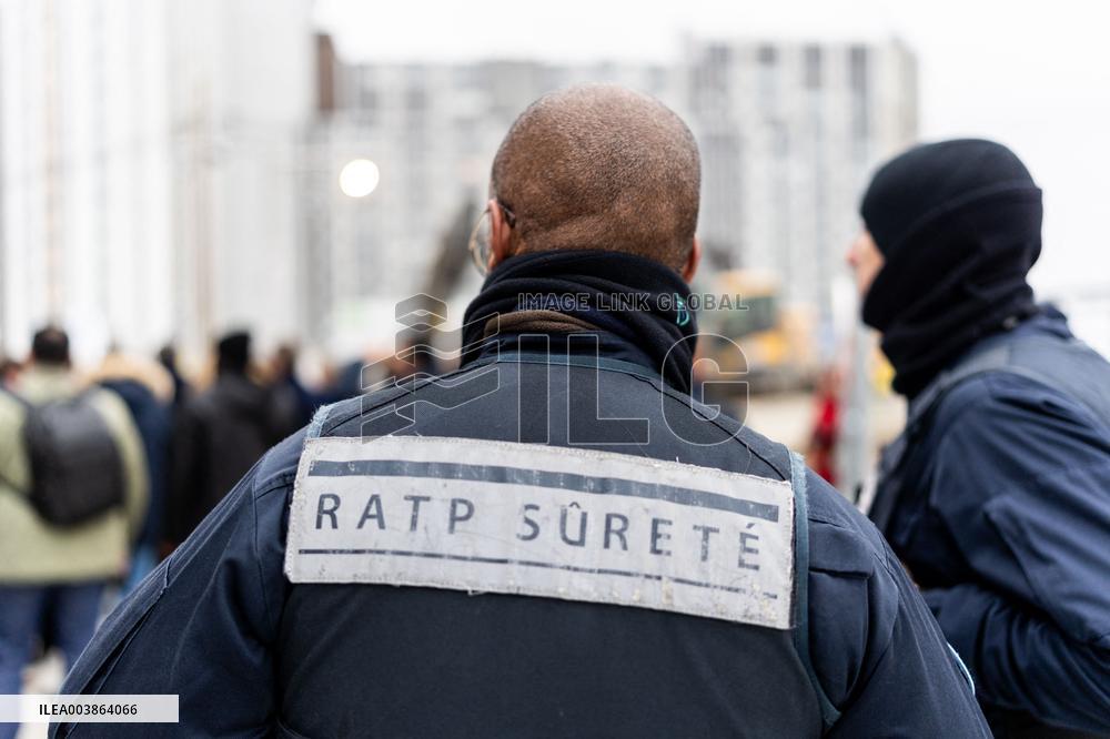 Illustration of the Parisian metro station Villejuif Gustave Roussy - Villejuif AJ