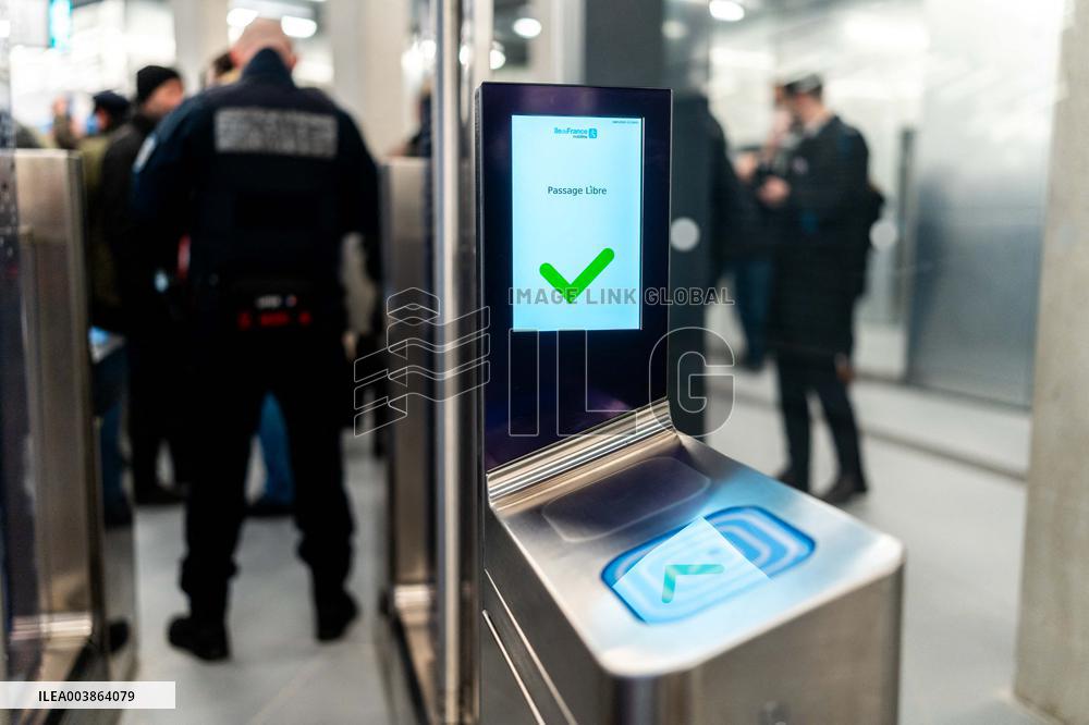 Illustration of the Parisian metro station Villejuif Gustave Roussy - Villejuif AJ