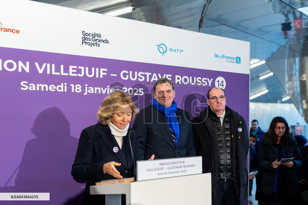 Opening of the Villejuif metro stop - Gustave Roussy - Villejuif AJ