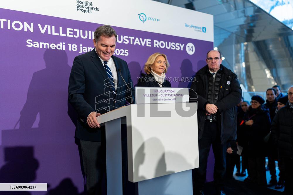 Opening of the Villejuif metro stop - Gustave Roussy - Villejuif AJ