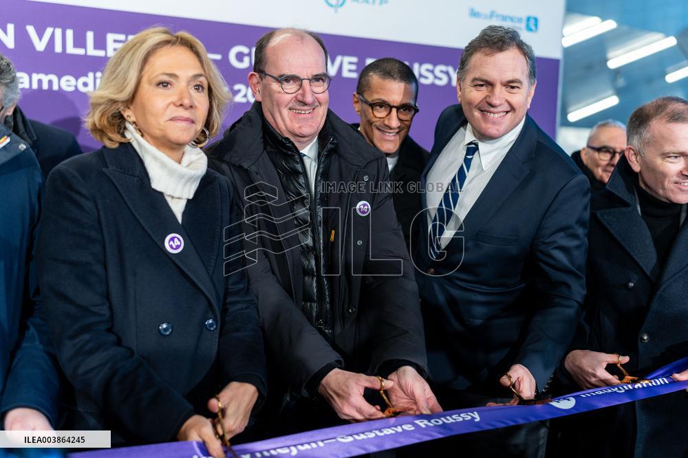 Opening of the Villejuif metro stop - Gustave Roussy - Villejuif AJ