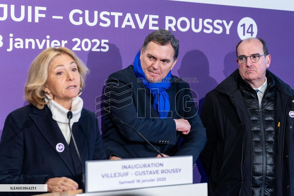 Opening of the Villejuif metro stop - Gustave Roussy - Villejuif AJ
