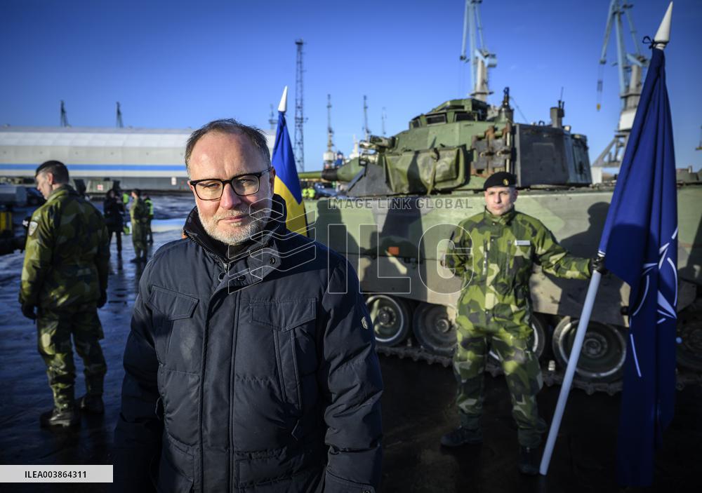 P7 MNB-LVA RIGA - HISTORIC SWEDISH NATO OPERATION STARTED