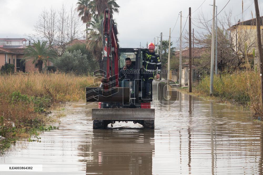 Calabria Floods and Disruptions Due to Bad Weather - Italy