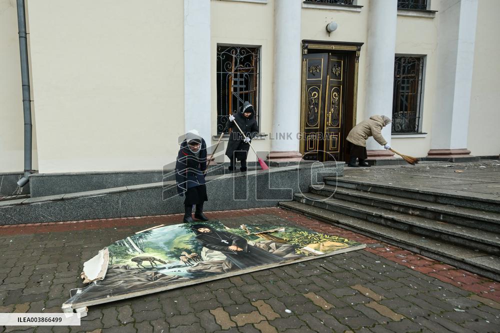 Russian troops launch missile attack at Zaporizhzhia