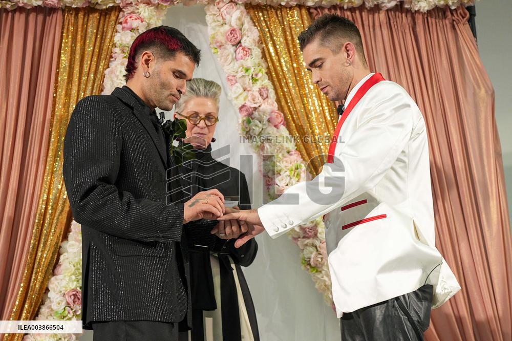 MFW - JordanLuca’s Design Duo Just Got Married At Their Show