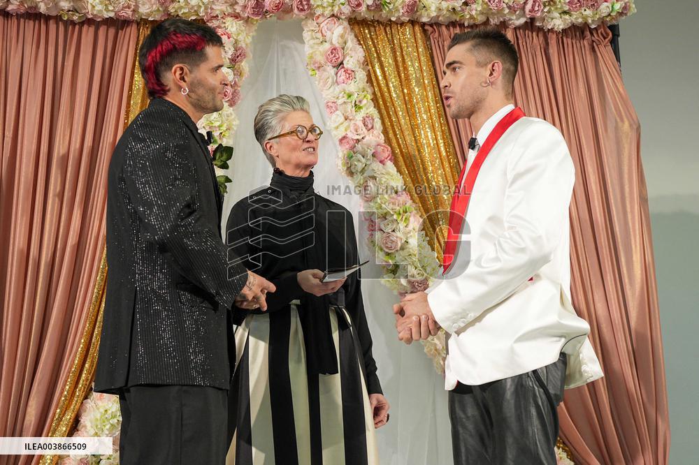 MFW - JordanLuca’s Design Duo Just Got Married At Their Show