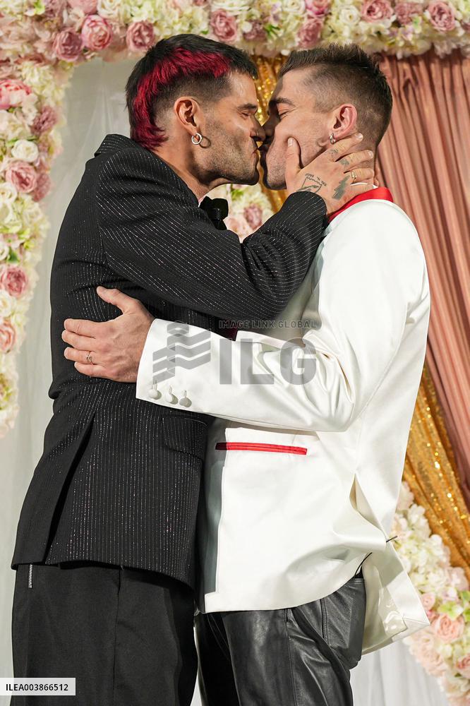 MFW - JordanLuca’s Design Duo Just Got Married At Their Show