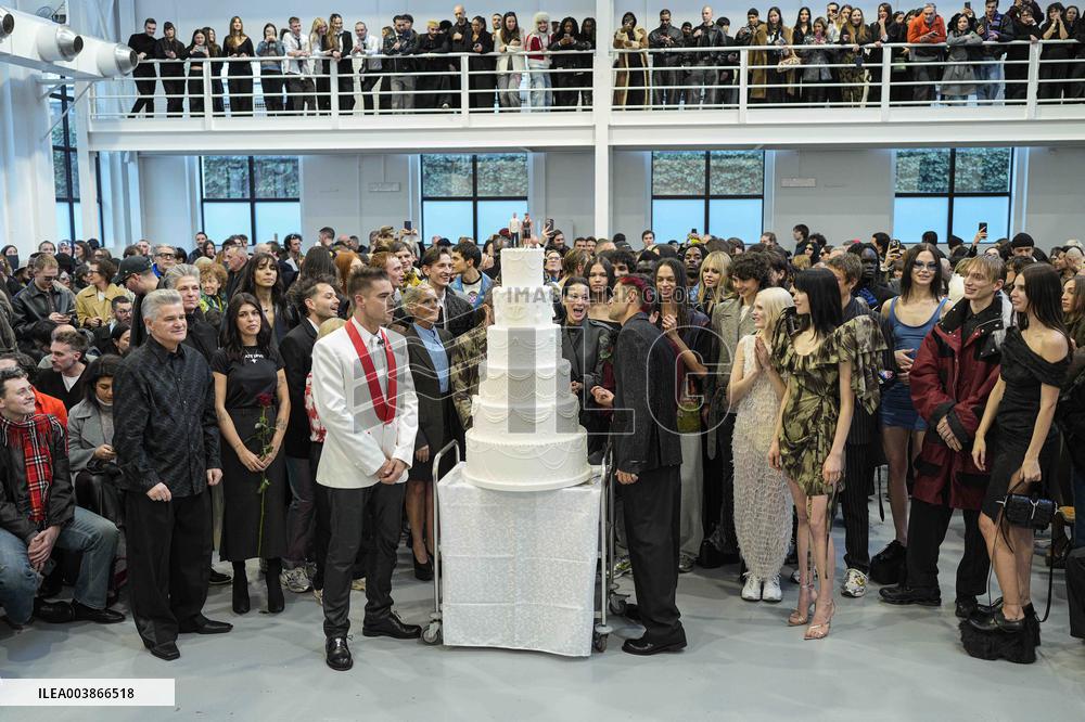 MFW - JordanLuca’s Design Duo Just Got Married At Their Show