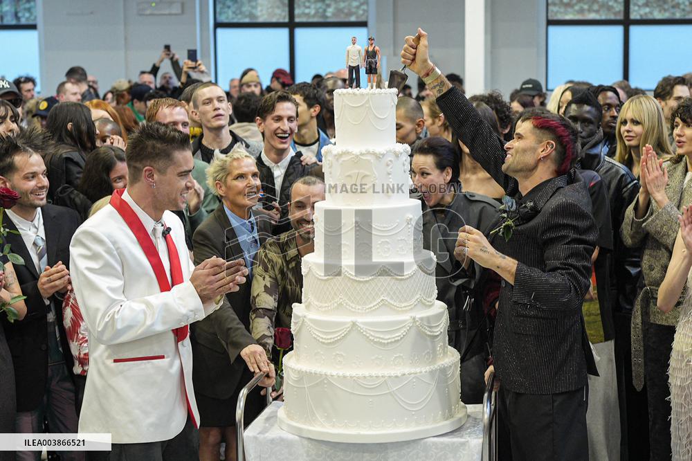 MFW - JordanLuca’s Design Duo Just Got Married At Their Show