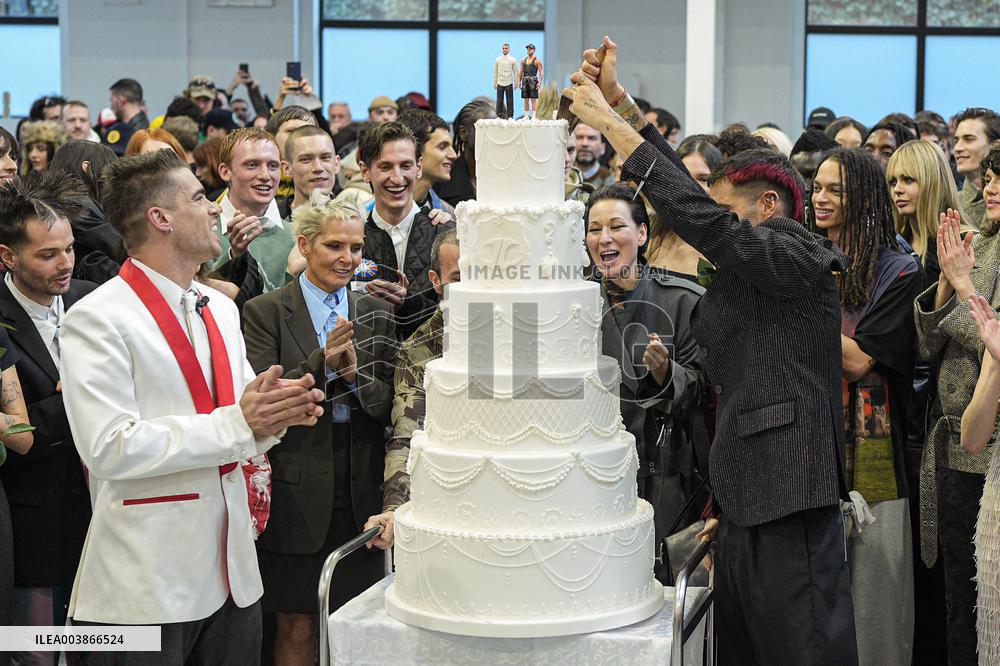 MFW - JordanLuca’s Design Duo Just Got Married At Their Show