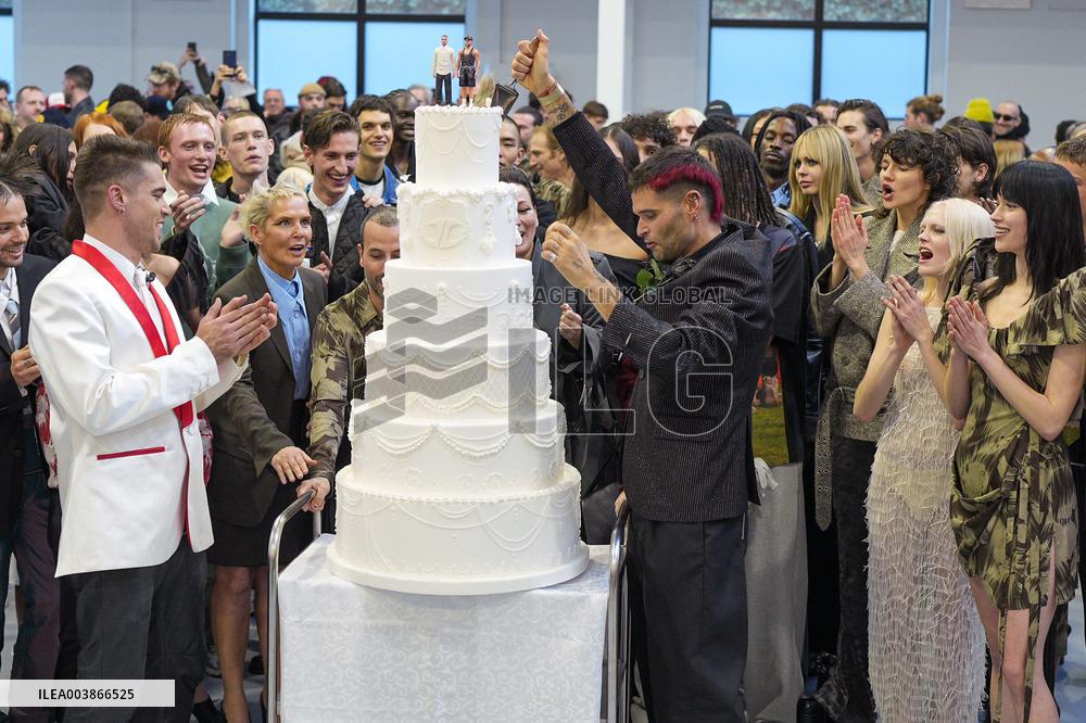 MFW - JordanLuca’s Design Duo Just Got Married At Their Show