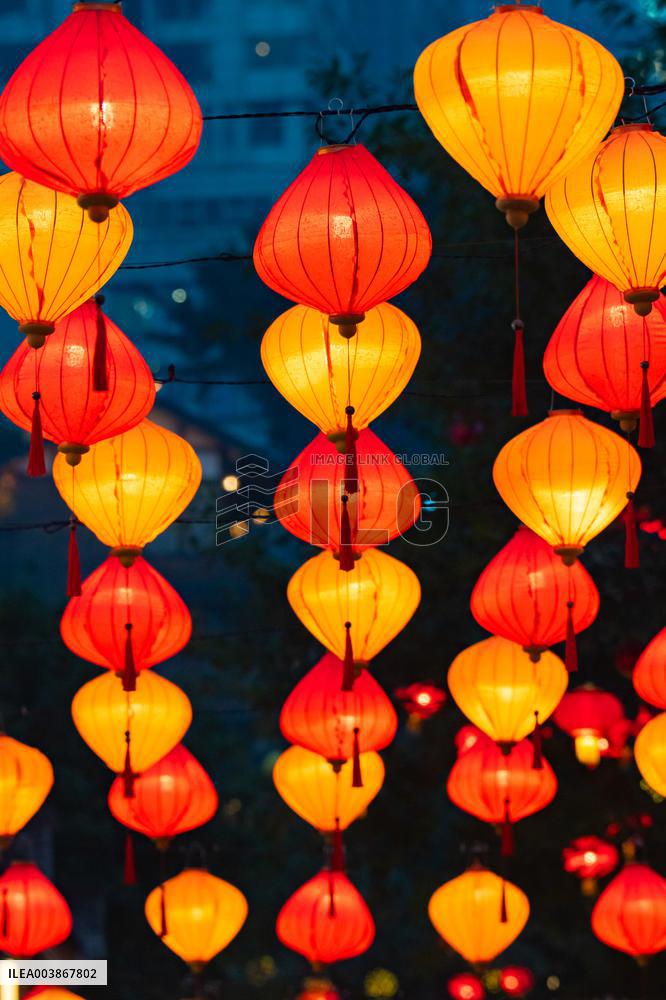 Chinese Lunar New Year Celebration in Chongqing