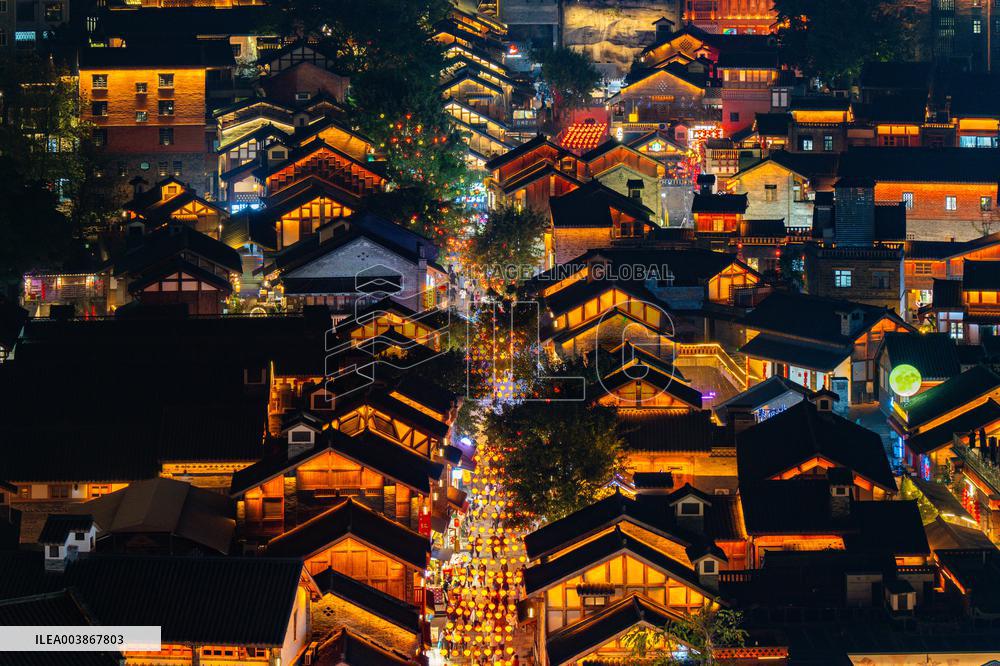 Chinese Lunar New Year Celebration in Chongqing