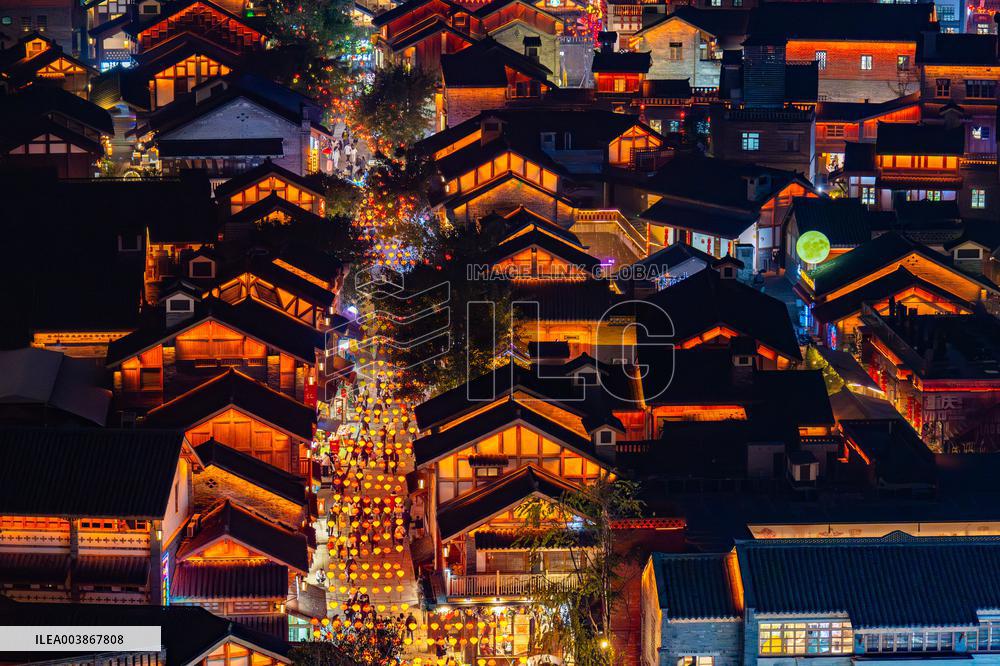 Chinese Lunar New Year Celebration in Chongqing