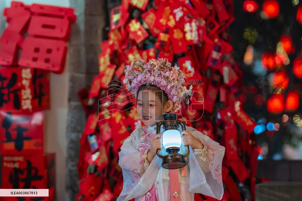 Chinese Lunar New Year Celebration in Chongqing