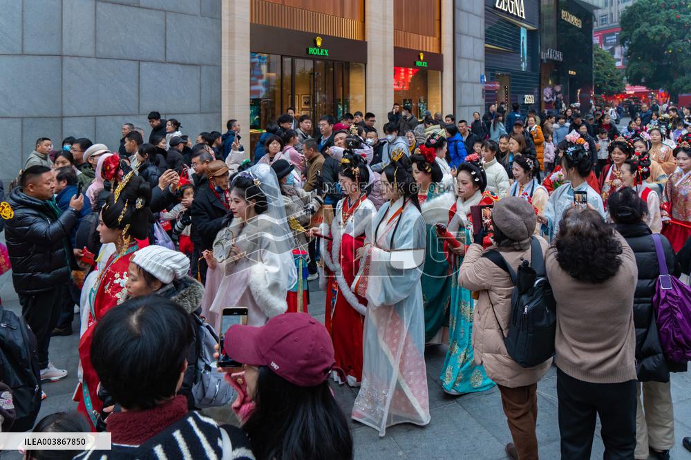 Hanfu Parade in Chongqing