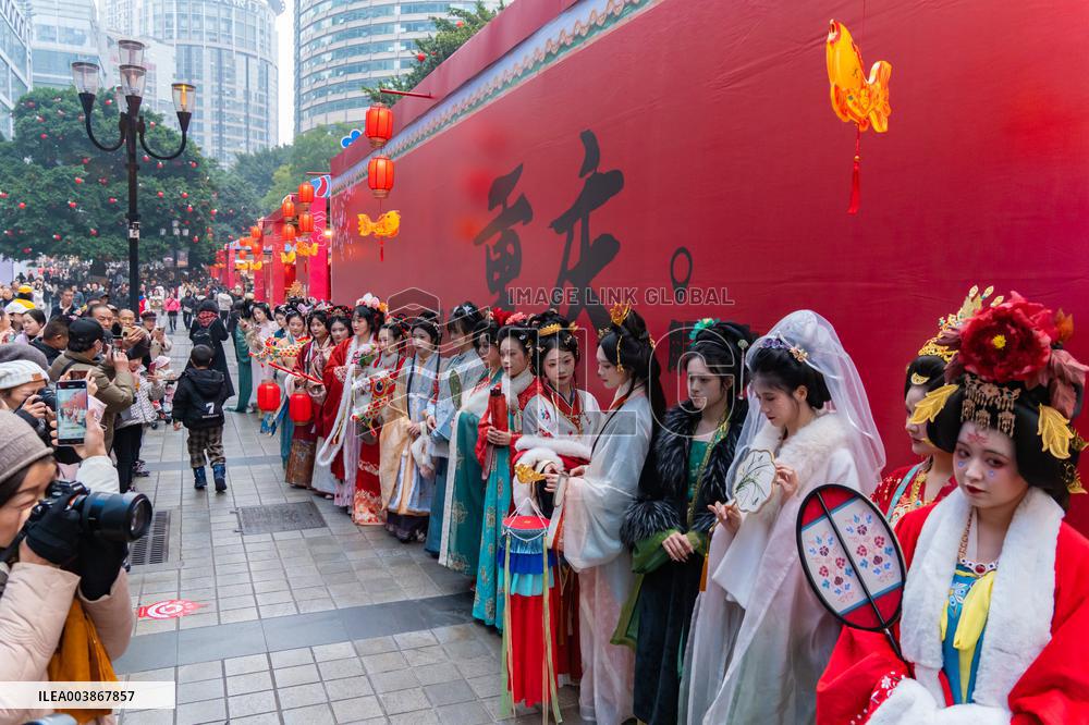 Hanfu Parade in Chongqing
