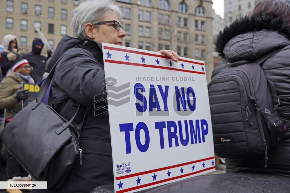 Anti-Trump rally in Washington