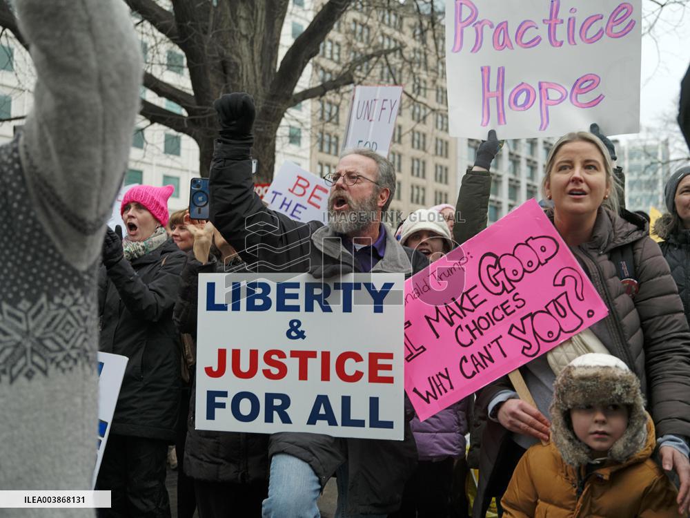 Anti-Trump rally in Washington