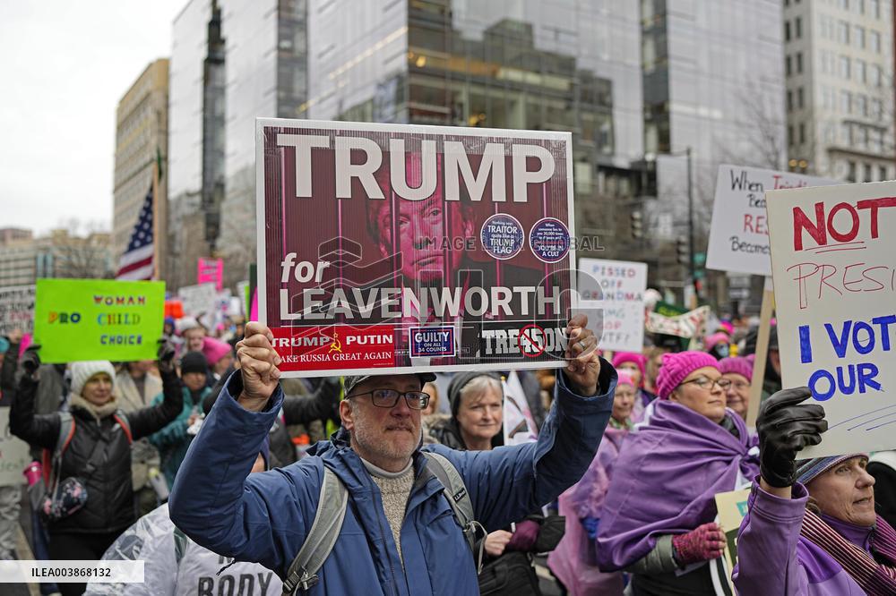 Anti-Trump rally in Washington
