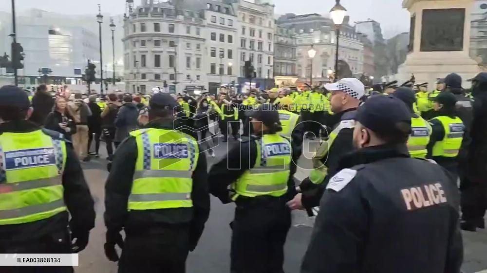 UK: Police Arrest Over 70 At Pro-Palestinian Rally In Central London