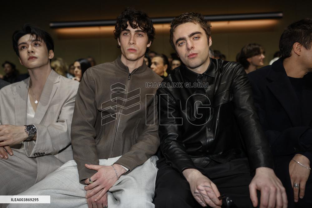 MFW - Emporio Armani Front Row