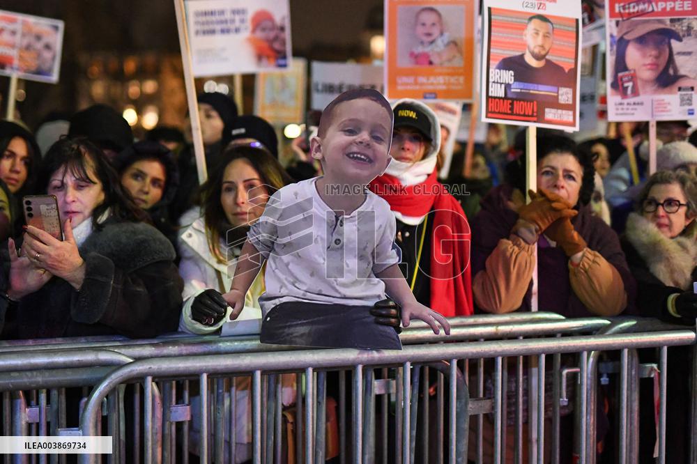 Rally In Support To The Hostages Held By Hamas - Paris