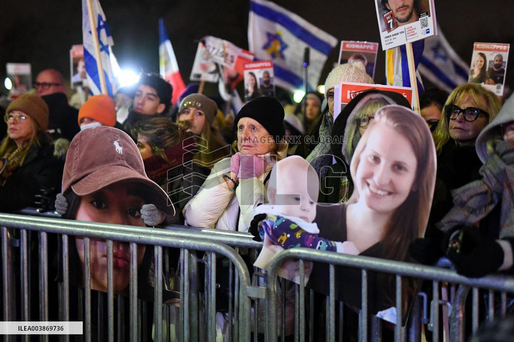 Rally In Support To The Hostages Held By Hamas - Paris