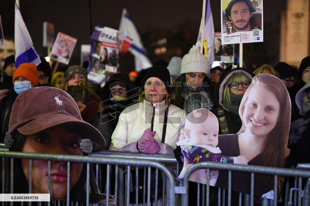 Rally In Support To The Hostages Held By Hamas - Paris