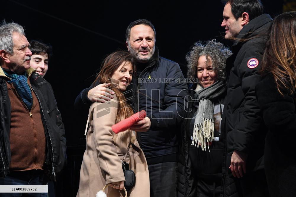 Rally In Support To The Hostages Held By Hamas - Paris
