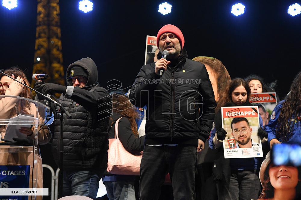 Rally In Support To The Hostages Held By Hamas - Paris