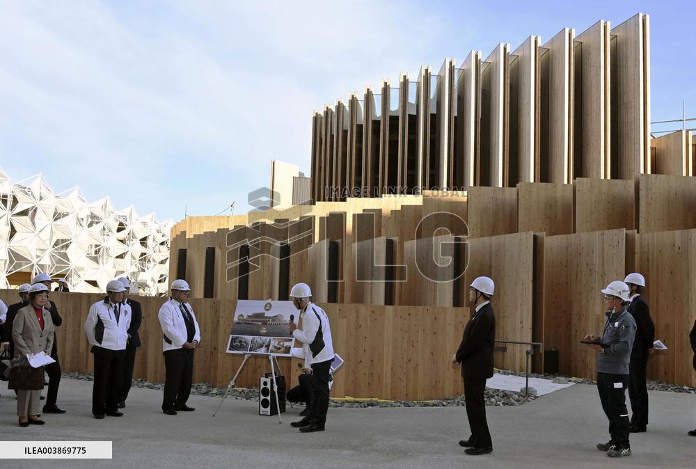 Japan PM Ishiba visits World Expo site