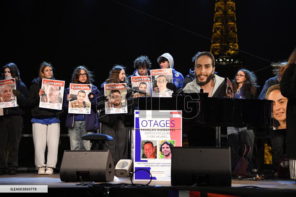 Rally In Support To The Hostages Held By Hamas - Paris