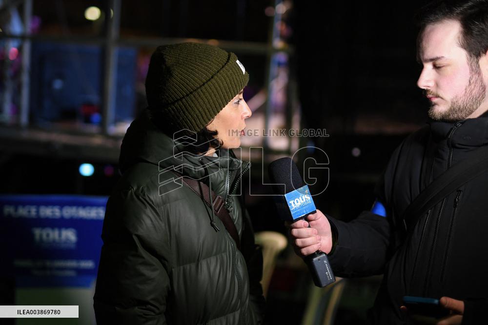 Rally In Support To The Hostages Held By Hamas - Paris