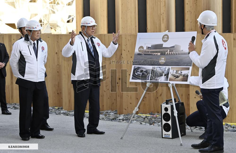 Japan PM Ishiba visits World Expo site