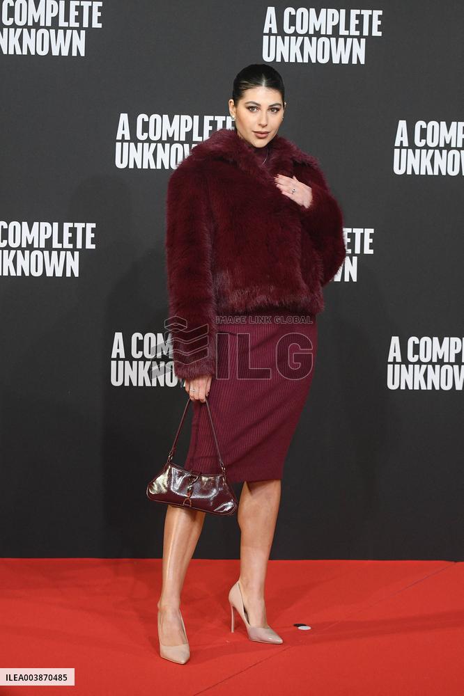 A Complete Unknown Premiere in Rome - Italy
