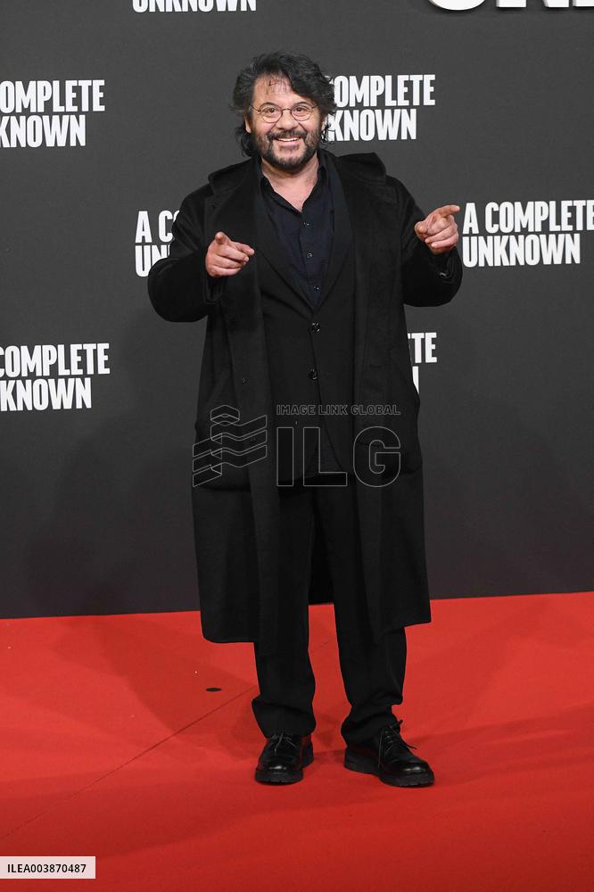 A Complete Unknown Premiere in Rome - Italy