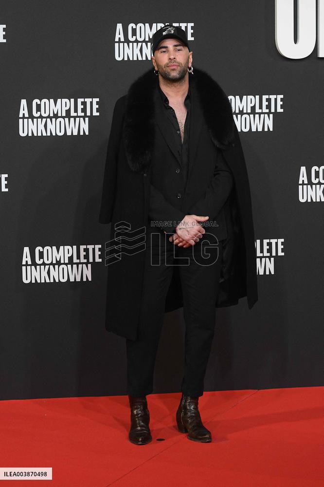 A Complete Unknown Premiere in Rome - Italy