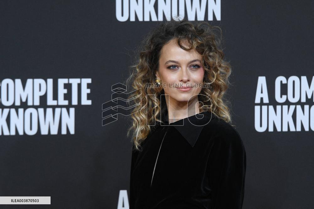 A Complete Unknown Premiere in Rome - Italy