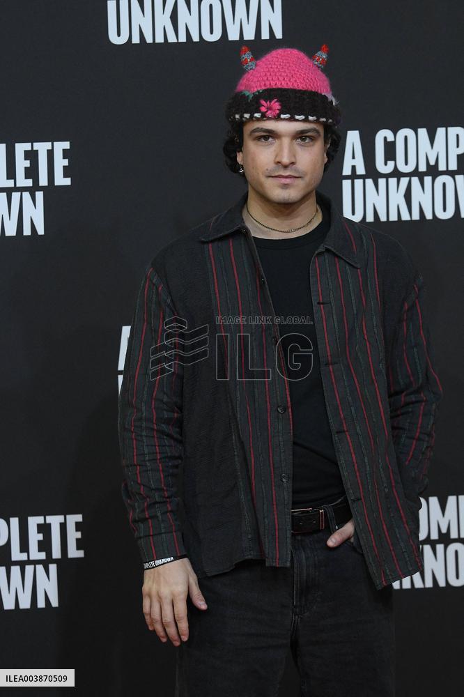A Complete Unknown Premiere in Rome - Italy