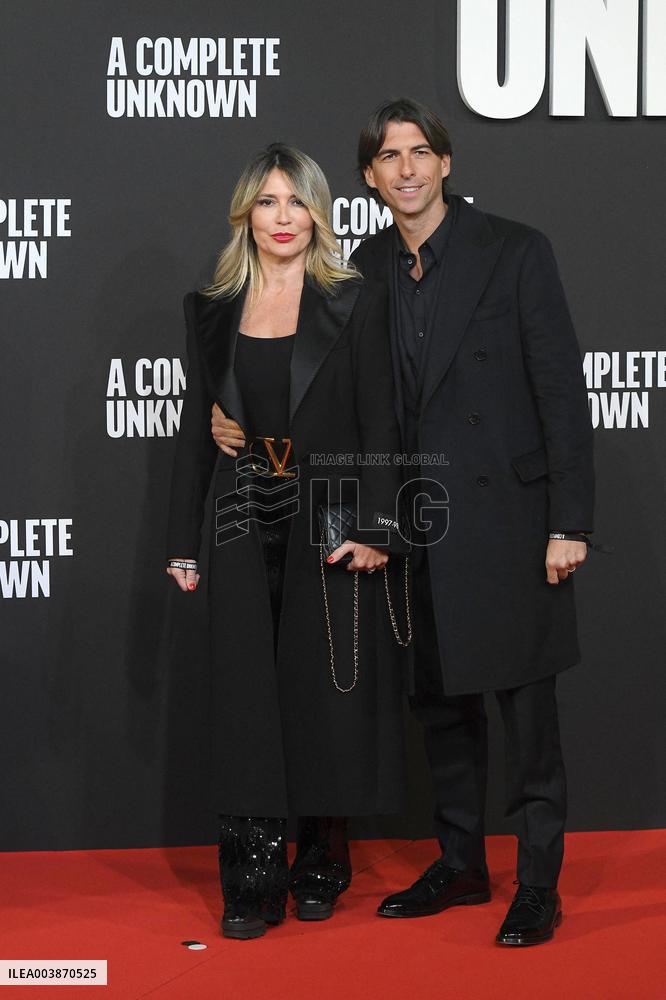 A Complete Unknown Premiere in Rome - Italy