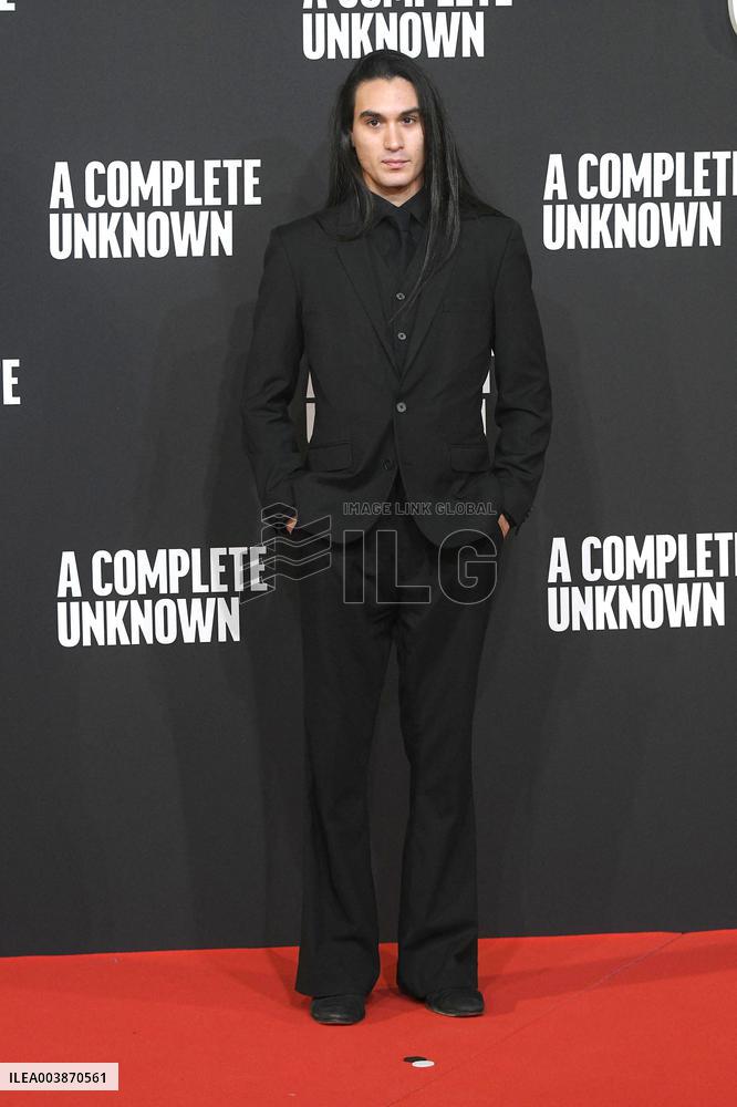 A Complete Unknown Premiere in Rome - Italy