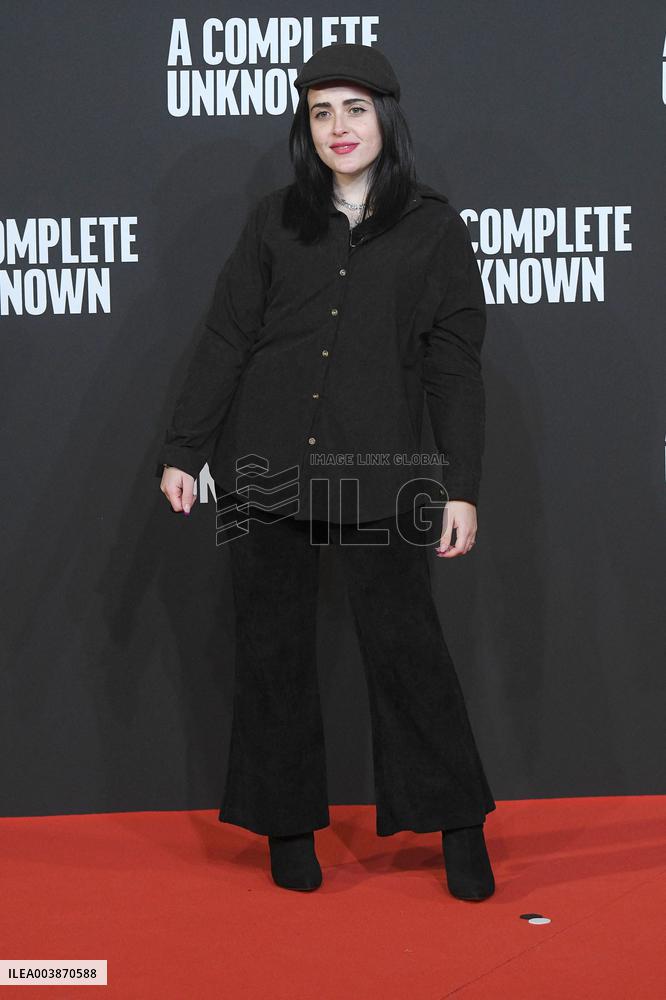 A Complete Unknown Premiere in Rome - Italy