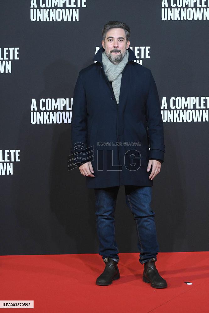 A Complete Unknown Premiere in Rome - Italy