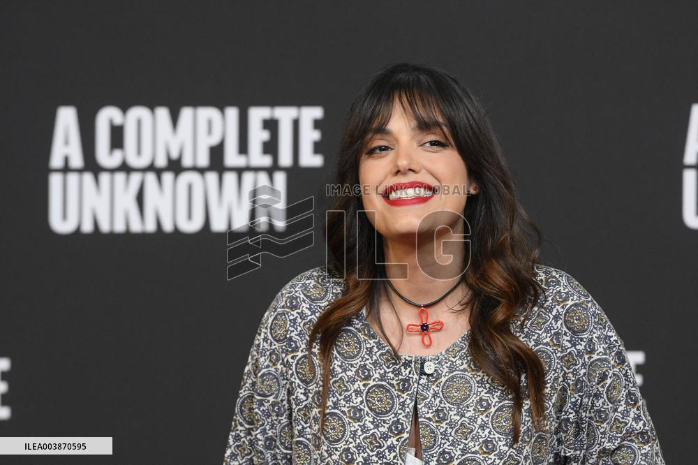 A Complete Unknown Premiere in Rome - Italy