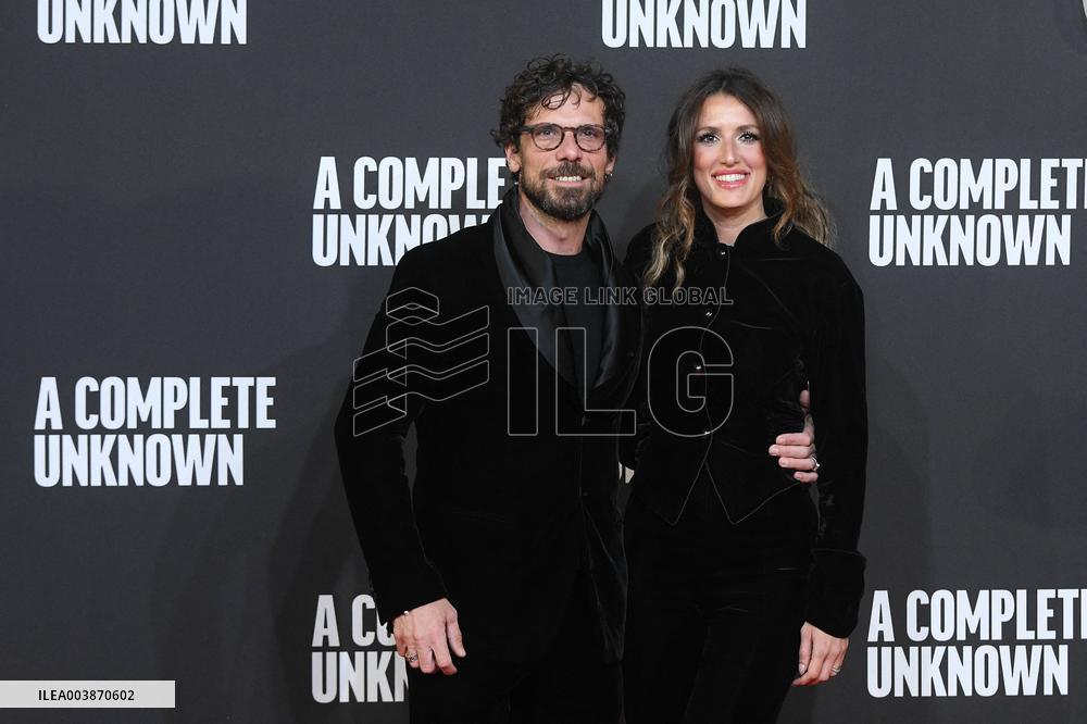 A Complete Unknown Premiere in Rome - Italy