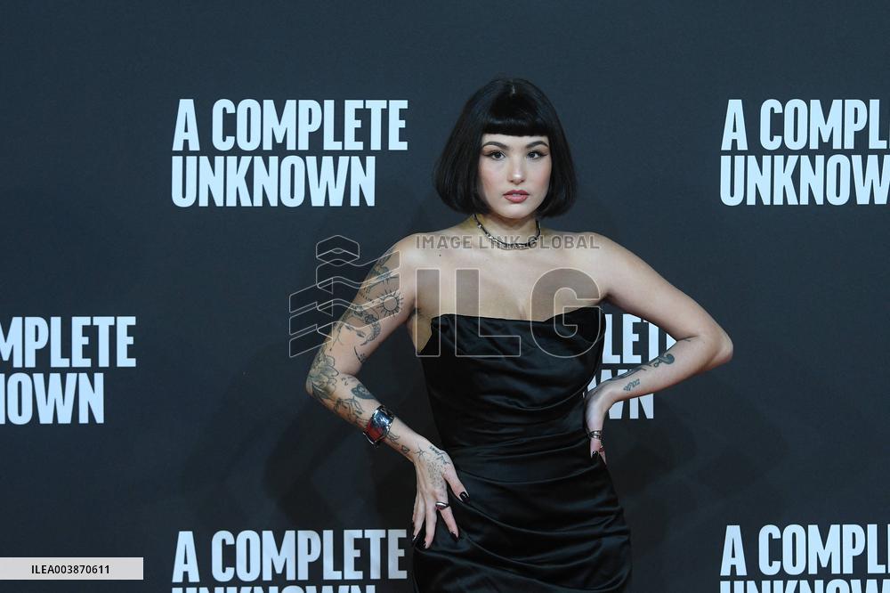 A Complete Unknown Premiere in Rome - Italy