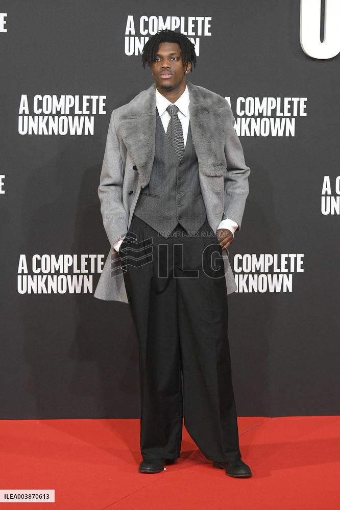 A Complete Unknown Premiere in Rome - Italy